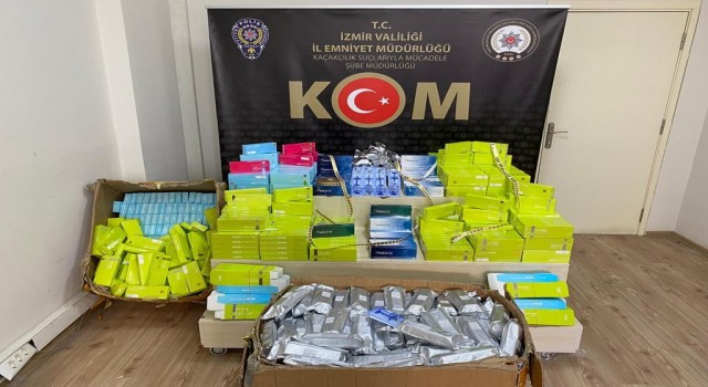 İzmirde kaçak botoks ürünleri ele geçirildi