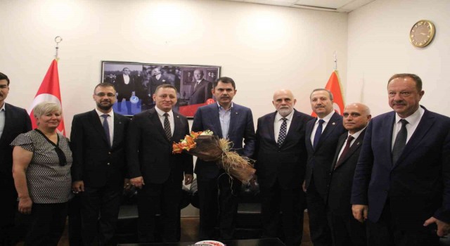 Bakan Kurumdan Ispartada AK Parti ve MHP il başkanlıkları ziyareti