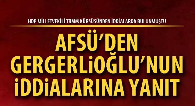 Afyonkarahisar Sağlık Bilimleri Üniversitesi'nden HDP'li Gergerlioğlu'nun iddialarına cevap