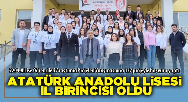 Atatürk Anadolu Lisesi il birincisi oldu