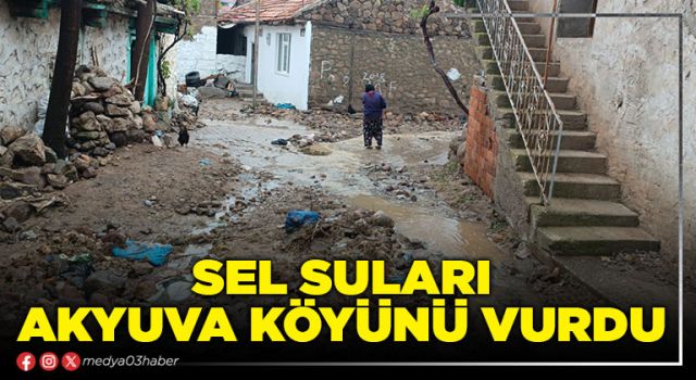 Sel suları Akyuva köyünü vurdu