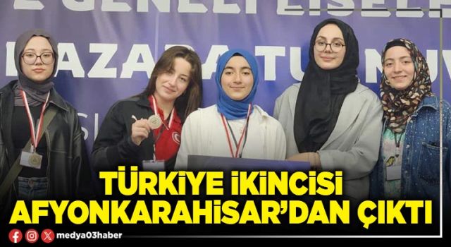 Türkiye ikincisi Afyonkarahisar’dan çıktı
