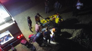 100 Metrelik Uçuruma Düşen Otomobildeki Gencin Cansız Bedeni 2 Saatlik Çalışma İle Çıkartıldı