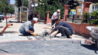 Isparta, belediyenin ürettiği begonit taşlarla donanıyor