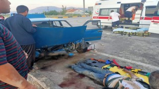 Ispartada otomobiller çarpıştı: 9 yaralı