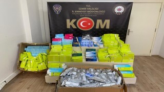 İzmirde kaçak botoks ürünleri ele geçirildi