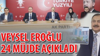 Veysel Eroğlu, Afyon için 24 müjde açıkladı