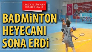 Afyon'da badminton heyecanı sona erdi