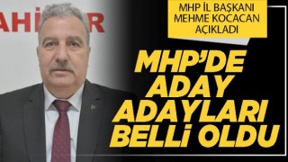 MHP’de aday adayları belli oldu