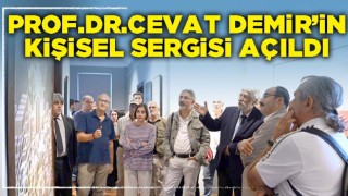 Prof.Dr.Cevat Demir’in kişisel sergisi açıldı
