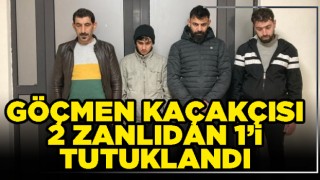 Göçmen kaçakçısı 2 zanlıdan 1’i tutuklandı