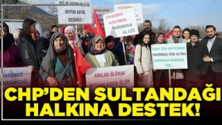 CHP’den Sultandağı halkına destek!