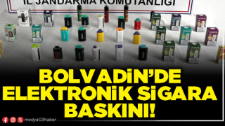 Bolvadin’de elektronik sigara baskını!